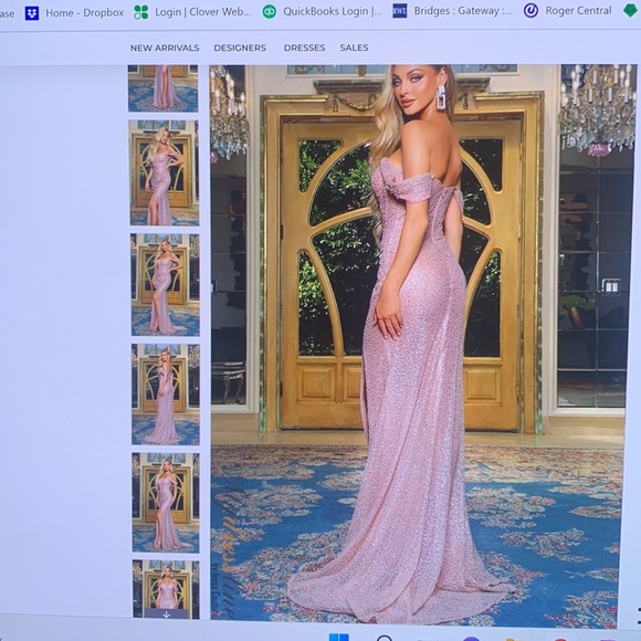 Portia and Scarlett Evening Gown - Picture 2 of 8